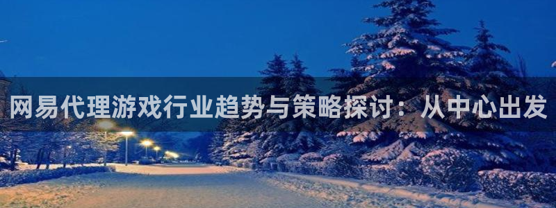 杏耀子集团：网易代理游戏行业趋势与策略探讨：从中心出发